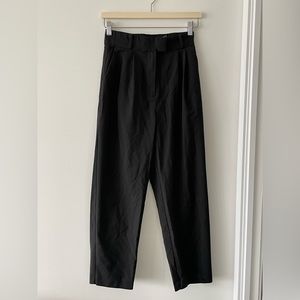 TOPSHOP High Waisted Pleated Trousers